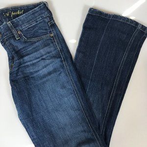 7 FOR ALL MANKIND boot cut jeans size 29